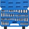 Master Torx Bit Socket and External Torx Socket Set, 60-Piece Set, S2 and Cr-V Steel E4-E24, T6-T70,TT6-TT70,TP8-TP60