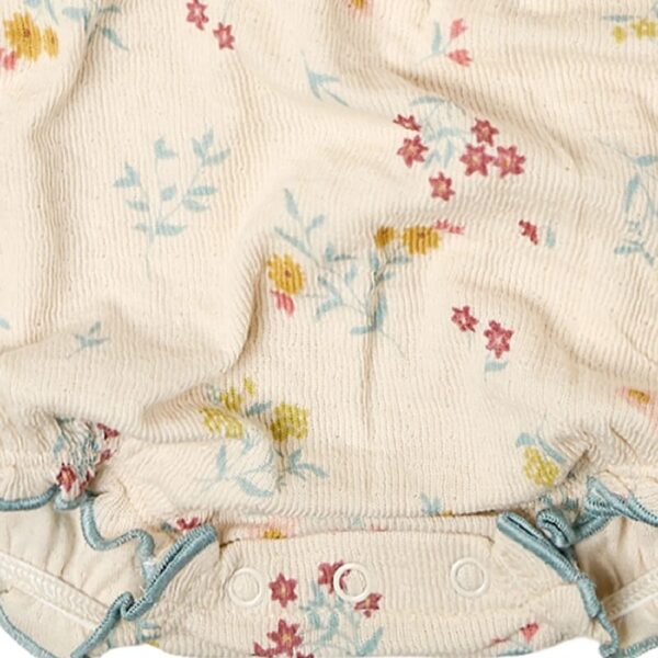 By Gerber Baby Girl Bubble Romper with Flutter Sleeves, Sizes 0/3 Months - 24 Months
