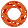 Air Fetch Wheel Durable Rubber Frisbee Disc Dog Toy, Orange, 8