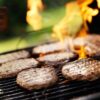 Stainless Steel Folding Grill, Outdoor BBQ Grill for Camping, Beach Barbecue, Picnics and Beach Party
