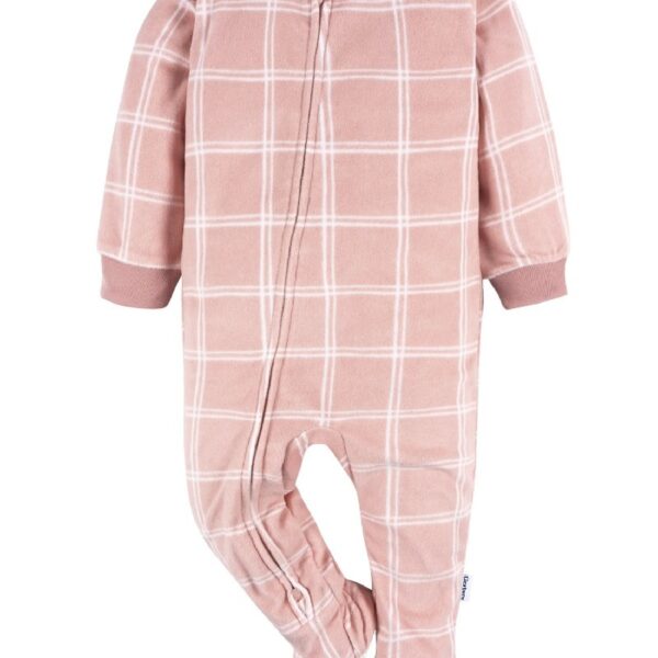 Baby and Toddler Neutral Microfleece Blanket Sleeper Pajamas, 3-Pack, Sizes 0/3M-5T