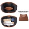 Sendfen Handbags for Women Shoulder Bags Tote Satchel Hobo 4pcs Purse Set