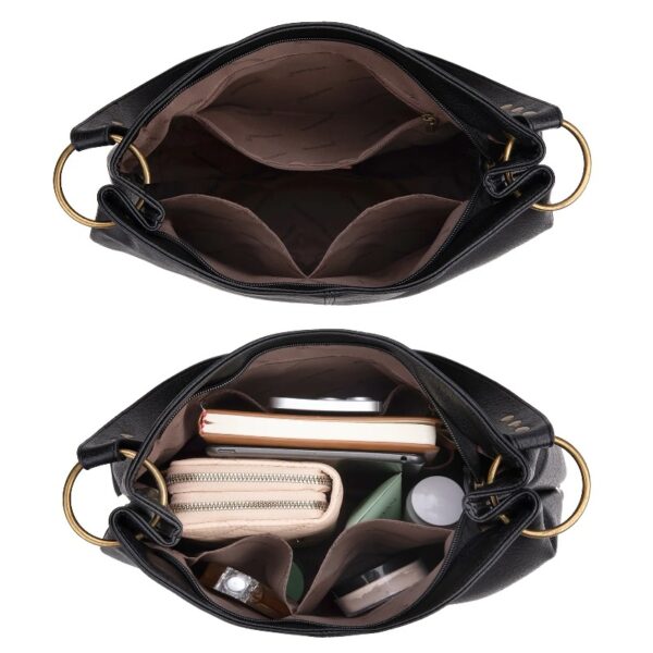 Hobo Bag Purses and Handbags for Women Top Handle Handbags with Zipper