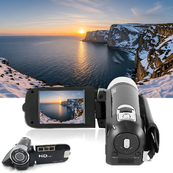 IFCOW Full HD 1080P 16x Zoom Digital Video Camera Camcorder Camera Recorder w/Mic & Speaker