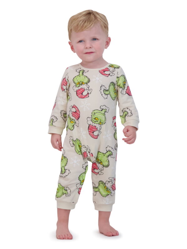Dr.Seuss Baby Boy Grinch Printed Coverall, Sizes 0-24 Months