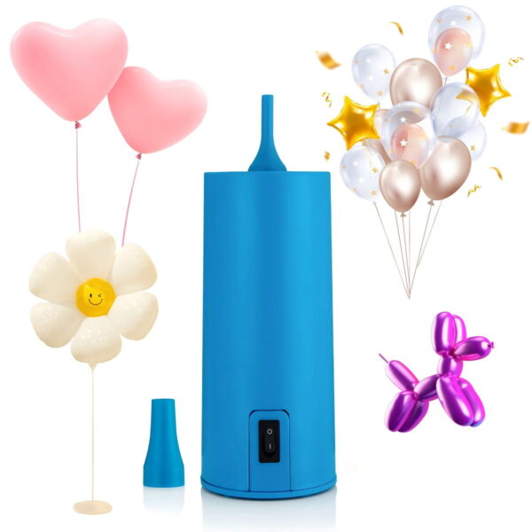 Ellis Kas Balloon pump Electric, Portable air pump for balloons, balloon inflator pump for Party Wedding Decoration