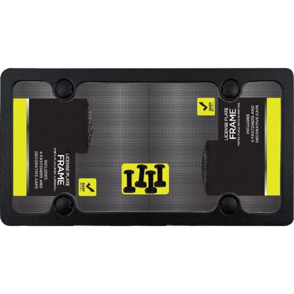 (3 pack) Auto Drive Plastic License Plate Frame with Fasteners