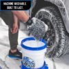 The Cyclone Ultra - Car Wash Mitts - 8in x 9in Blue + Black (2 Pack)