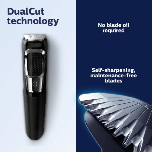 Multi Groomer - 13 Piece Mens Grooming Kit For Beard, Face, Nose, and Ear Hair Trimmer and Hair Clipper - No Blade Oil Needed, MG3750/60