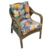 42” x 21” Hawaii Back Chair Outdoor Seating Cushions, Durable Polyester