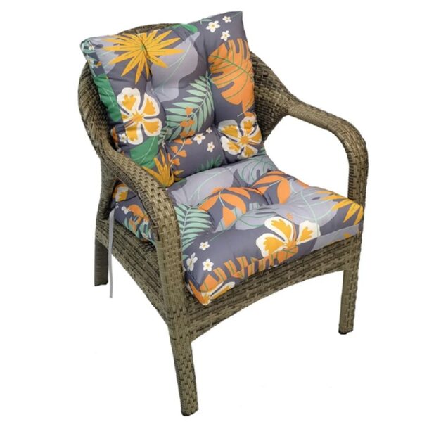 42” x 21” Hawaii Back Chair Outdoor Seating Cushions, Durable Polyester