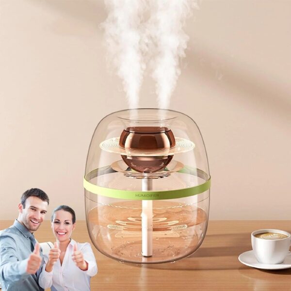 Dreamzy Humidifier 2025 New, Dreamzy Humidifiers for Bedroom Large Room and Bedroom Small, Dreamzy Humidifier Copper Coil, Small Table Top Humidifiers for Bedroom, Desktop Humidifier (B-Pink)
