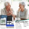 AGM-513S Blood Glucose Monitor Kit, 100 Glucometer Strips, 100 Lancets, 1 Blood Sugar Monitor, 1 Control Solution, Lancing Device and Carrying Bag, No Coding
