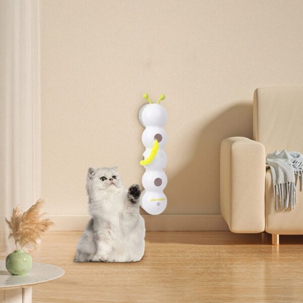Aodebiao Cat Toy, 2025 Upgraded Caterpillar Smart Cat Toy, Smart Motion Cat Toys with Worm Design, Interactive Caterpillar Cat Toys, Promotes Exercise & Mental Stimulation