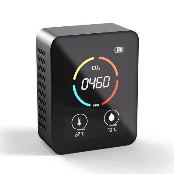 3-in-1 Air Quality Monitor Temp Moisture 400-5000PPM Carbon Dioxide Detector