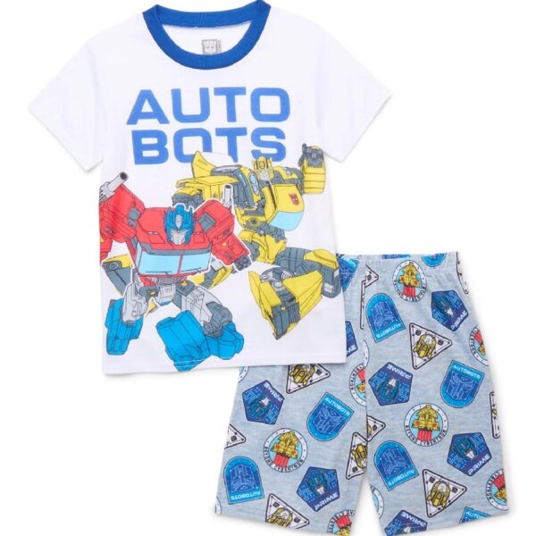 Sonic the Hedgehog Boys' Tee and Shorts Pajama Set, 2-Piece, Sizes 4-12