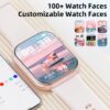 2025 New 1.85-inch Women's Smartwatch with Answer/Make Calls/120+Sports Modes/Two watch straps, IP68 Waterproof Fitness Tracker Fits for Android Iphone Devices（Gold Milan Steel Belt）