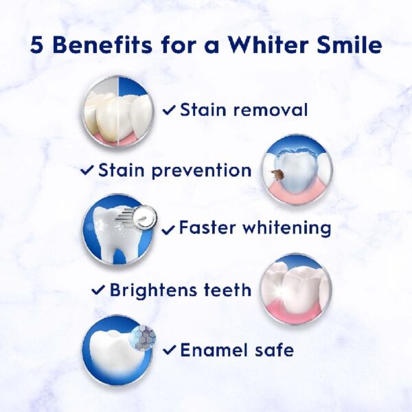 (6 pack) 3D White Brilliance Vibrant Peppermint Teeth Whitening Toothpaste, 4.6 oz, Pack of 3 Tubes