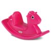 a491351c3b234311a839b33100017979 Kids Rocking Horse in Magenta, Classic Indoor Outdoor Toddler Ride on Toy, Kids Boys Girls Ages 12 Months to 3 Years