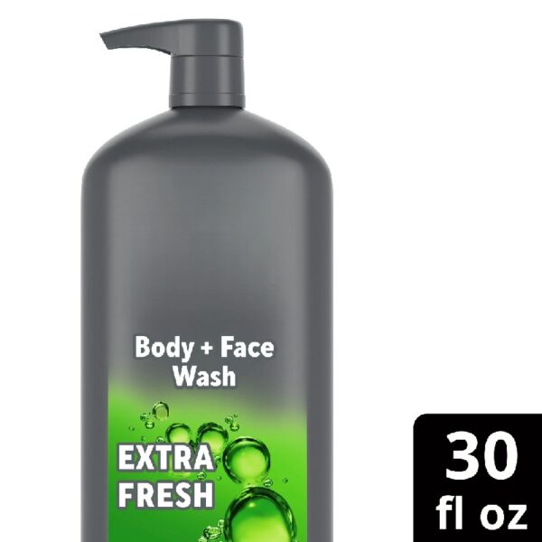 (3 pack) Extra Fresh Refreshing Hydrating Face and Body Wash, 30 fl oz