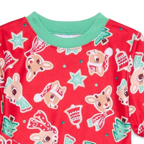 Character Toddler Christmas Snug Fit Top and Pants, 2-Piece Pajama Set, Sizes 12M-5T