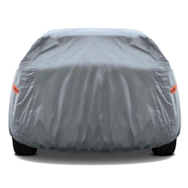 Heavy Duty Waterproof Full Car Cover All Weather Protection Outdoor Indoor Use UV Dustproof for Auto,SUV,Sedan