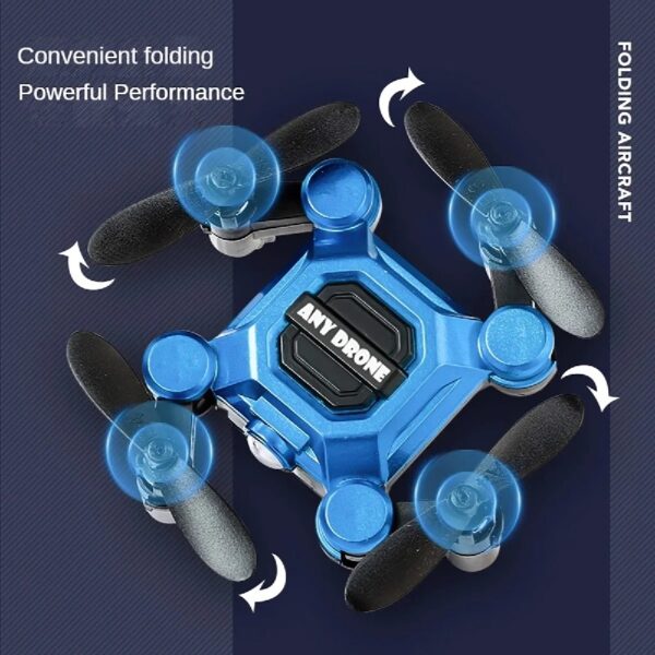 4K Foldable Mini Drone for Kids, Drone with Camera, Portable RC Quadcopter with Altitude Hold 3D Flips and Headless Mode Easy to Fly