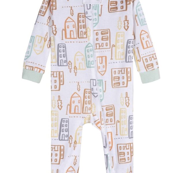Brand Gender Neutral Footless Unionsuits, 3-Pack, Sizes 0/3 Months - 5T