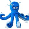 Dog Toys for Aggressive Chewers, Large Dog Toys to Keep Them Busy, Interactive Dog Toys, Squeaky Dog Toys, Tug of War Dog Toy, Crinkle Dog Toy (Blue Octopus)