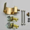 Widespread Bathroom Basin Faucet Crystal Handle Sink Mixer Tap Chrome Finish