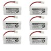 600mAh Power Battery for AT&T Cordless Phones, BT162342/BT262342, 6 Pack