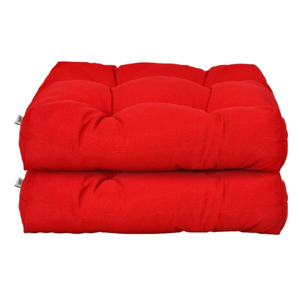 2 PCS 21'' x 21'' Patio Chair Seat Cushion Pads Indoor/Outdoor Turquoise