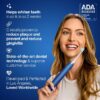 Black Series Electric Toothbrush - Rechargeable, 4 Modes, Travel Case, 8 Brush Heads