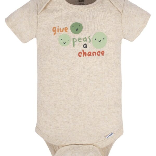 Assorted Short Sleeve Onesies Bodysuits, 8pk (Baby Boy or Baby Girl Unisex)