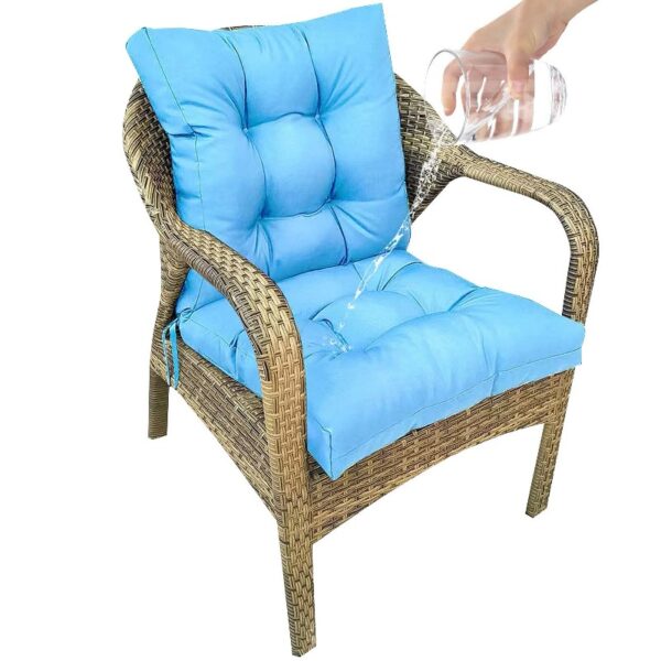 42” x 21” Hawaii Back Chair Outdoor Seating Cushions, Durable Polyester