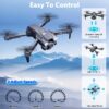 Drone with Camera for Adults Kids, Dual 4K HD Mini FPV RC Quadcopter for Kids Beginners