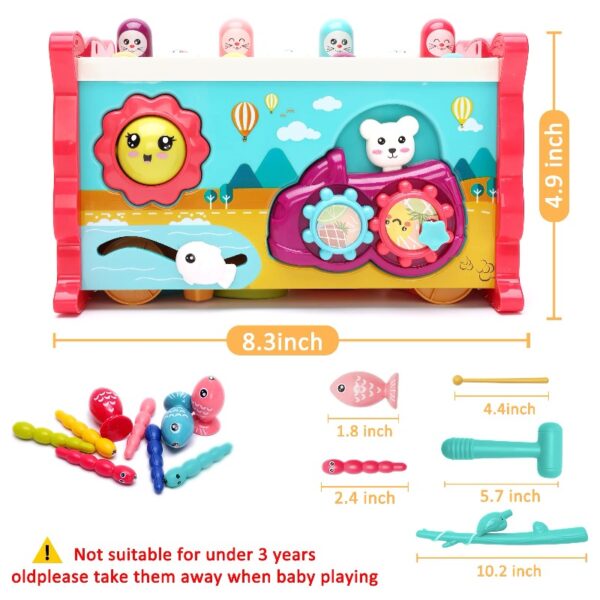 Learning Toys 8 in 1 Baby Busy Toys Toddler Educational Gifts for Kids 1- 3Y Boys & Girls