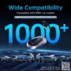 2-in-1 Wireless CarPlay & Android Auto Adapter, Dual-Band 5GHz Wi-Fi & Bluetooth Dongle, Compatible with 1000+ Car Models (2016+), Plug & Play for Seamless Apple CarPlay and Android Auto Experience