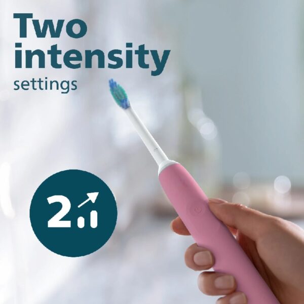 3100 Power Toothbrush, Rechargeable Electric Toothbrush with Pressure Sensor, Black HX3681/04