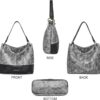 Hobo Bag Purses and Handbags for Women Top Handle Handbags with Zipper