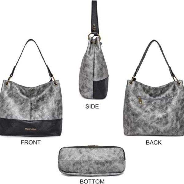 Hobo Bag Purses and Handbags for Women Top Handle Handbags with Zipper