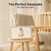 Ash Wood Baby Hand & Footprint Kit - Newborn Keepsake Frame, Personalized Gifts for Girls & Boys, Mother's Day Gift
