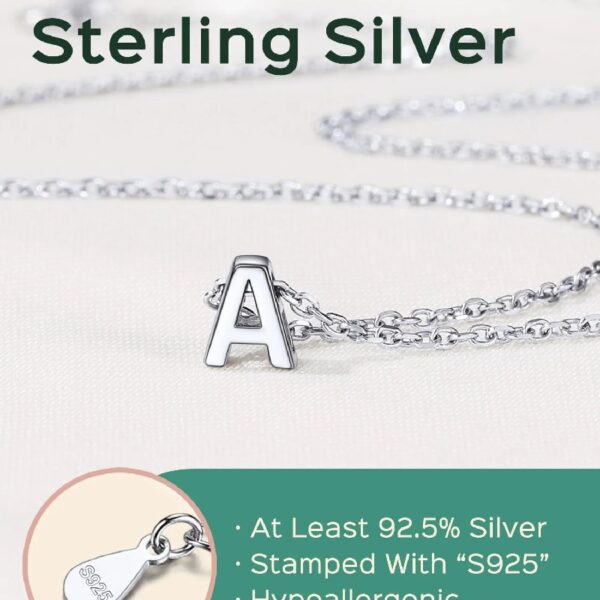 14K Yellow Gold Plated Initial Necklaces for Women Alphabet K Pendant Gold Letter Necklace in Sterling Silver Birthday Jewelry Gifts