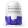 1 Pint Portable Dehumidifier Ultra Quiet 17oz Dehumidifier for Rooms up to 215 sqft, Closet