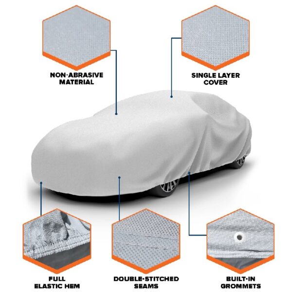 Basic Car Cover, Basic Indoor Protection for Cars, Multiple Sizes