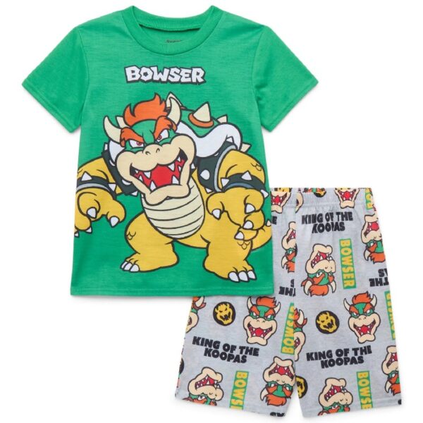Sonic the Hedgehog Boys' Tee and Shorts Pajama Set, 2-Piece, Sizes 4-12