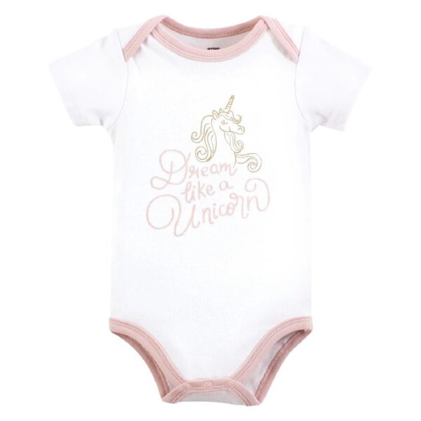 Short Sleeve Bodysuits, 5-Pack, Newborn- 24 Months