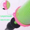 Balloon Pump Hand Two-Way Dual Action inflate 2Pack and Balloon Tying Tool in One, Handheld Air Pump Portable Manual Balloons Inflators for Party with Extra Accessories (Green)
