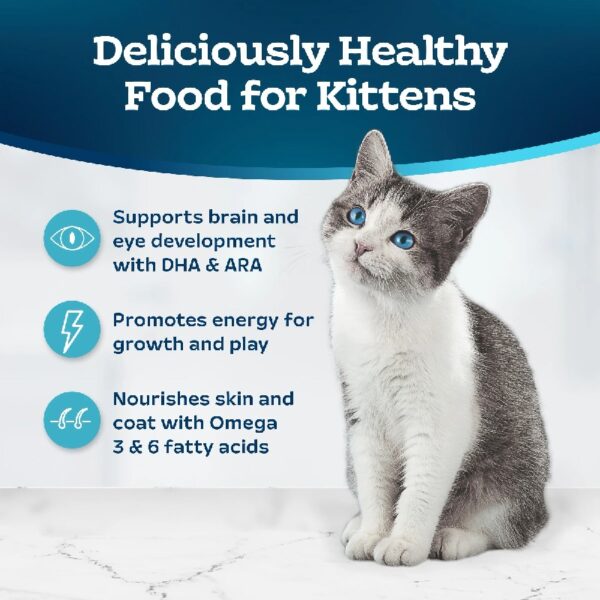 Blue Buffalo  Natural Kitten Dry Cat Food, Chicken and Brown Rice Recipe, 5-lb. Bag