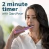 3100 Power Toothbrush, Rechargeable Electric Toothbrush with Pressure Sensor, Black HX3681/04